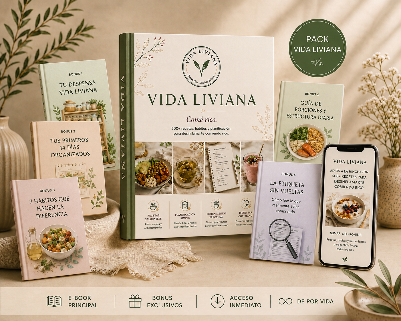 Vida Liviana Cocina antiinflamatoria ✨  El cambio que transforma tu salud intestinal, tu energía y tu bienestar diario.